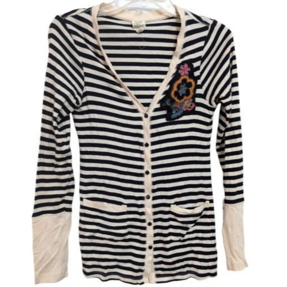 Anthropologie Tiny Women's Striped Cardigan